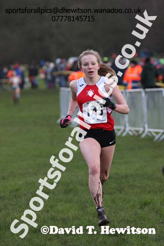 Womens under-17 Northern Cross Country Champs., Witton Park, Blackburn. Photo: David T. Hewitson/Sports for All Pics